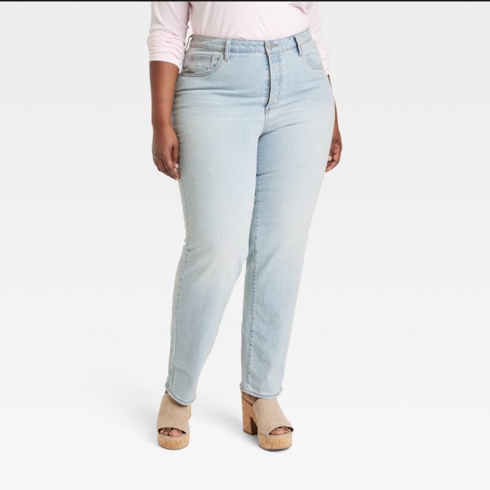 Women's High-Rise 90's Straight Jeans - Universal Thread™ Vintage Light Wash